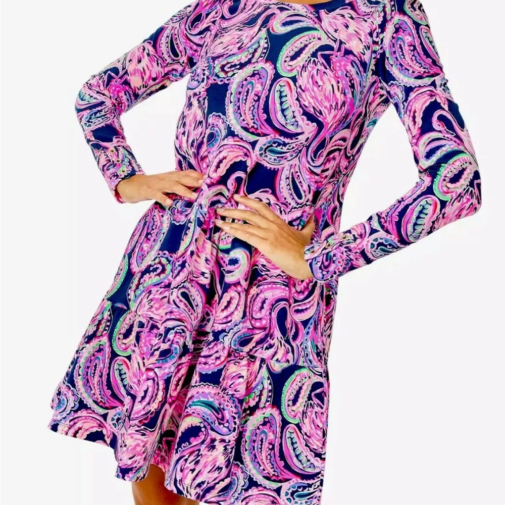 NWT Lilly Pulitzer Arlette Dress in Flock to the Top